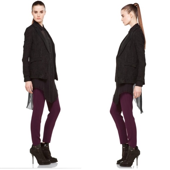 🔥 RAG & BONE . Lace Detailed Tuxedo style Black Blazer. 🔥Size 2 … GORGEOUS! 🔥 - Picture 17 of 17